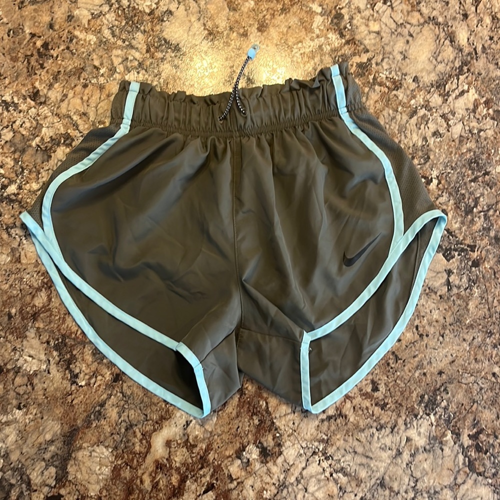 Nike Dri-fit shorts/ olive green and teal/ Size XS/ NEW